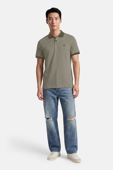 Polo met korte mouwen - olive