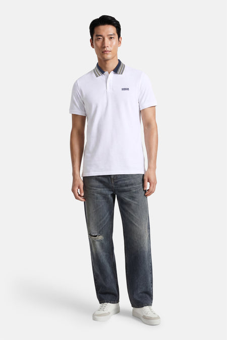 Polo met korte mouwen - wit