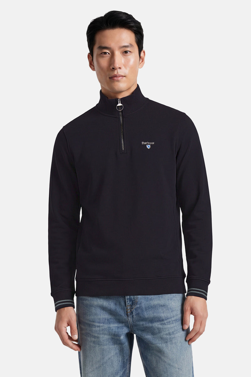 Sweater met rolkraag - blauw