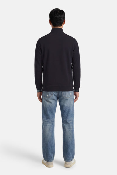 Sweater met rolkraag - blauw