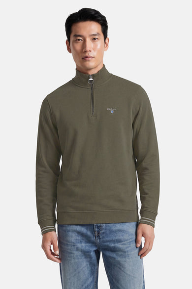 Sweater met rolkraag - olive