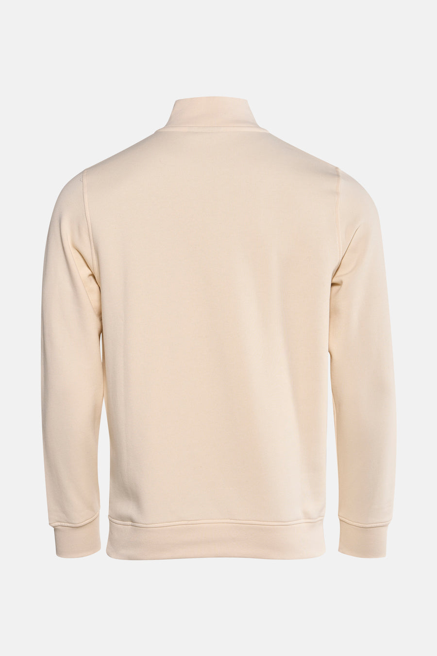 Sweat col montant écru de Barbour, avec manches longues et coupe classique.