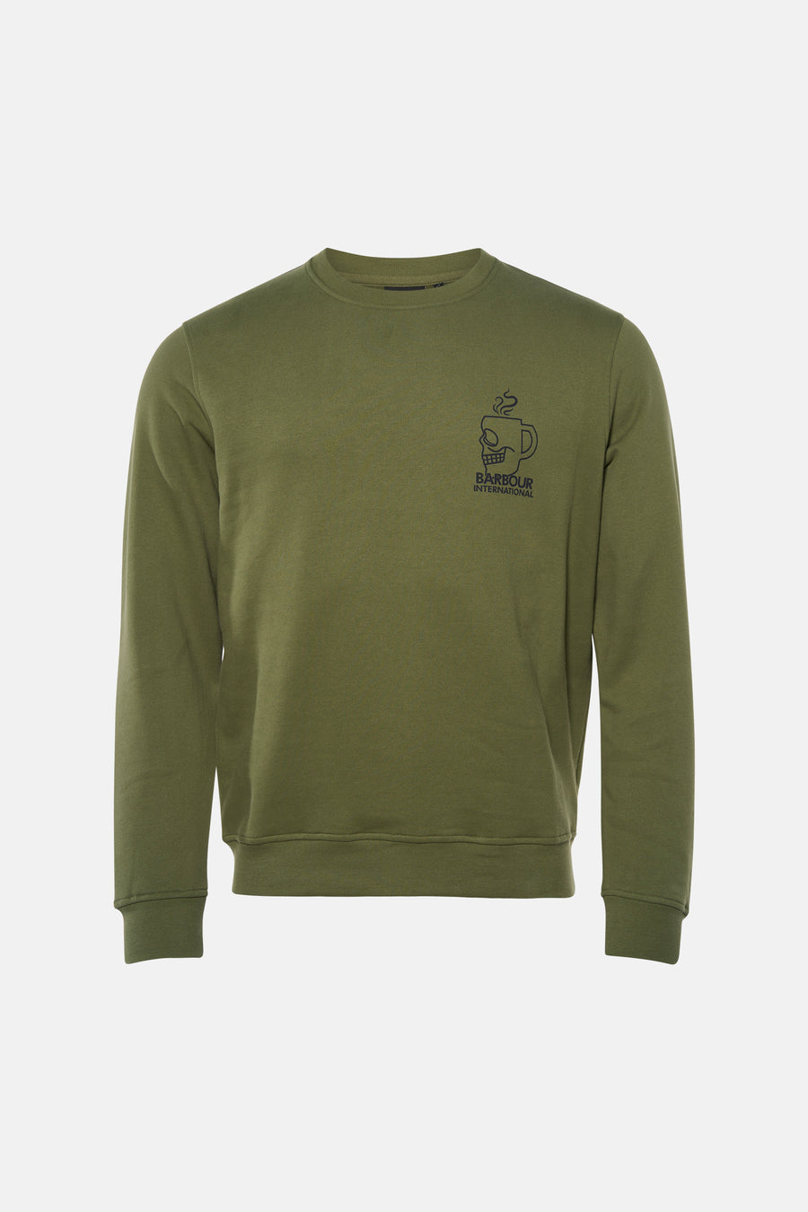 Sweat col rond vert - BARBOUR