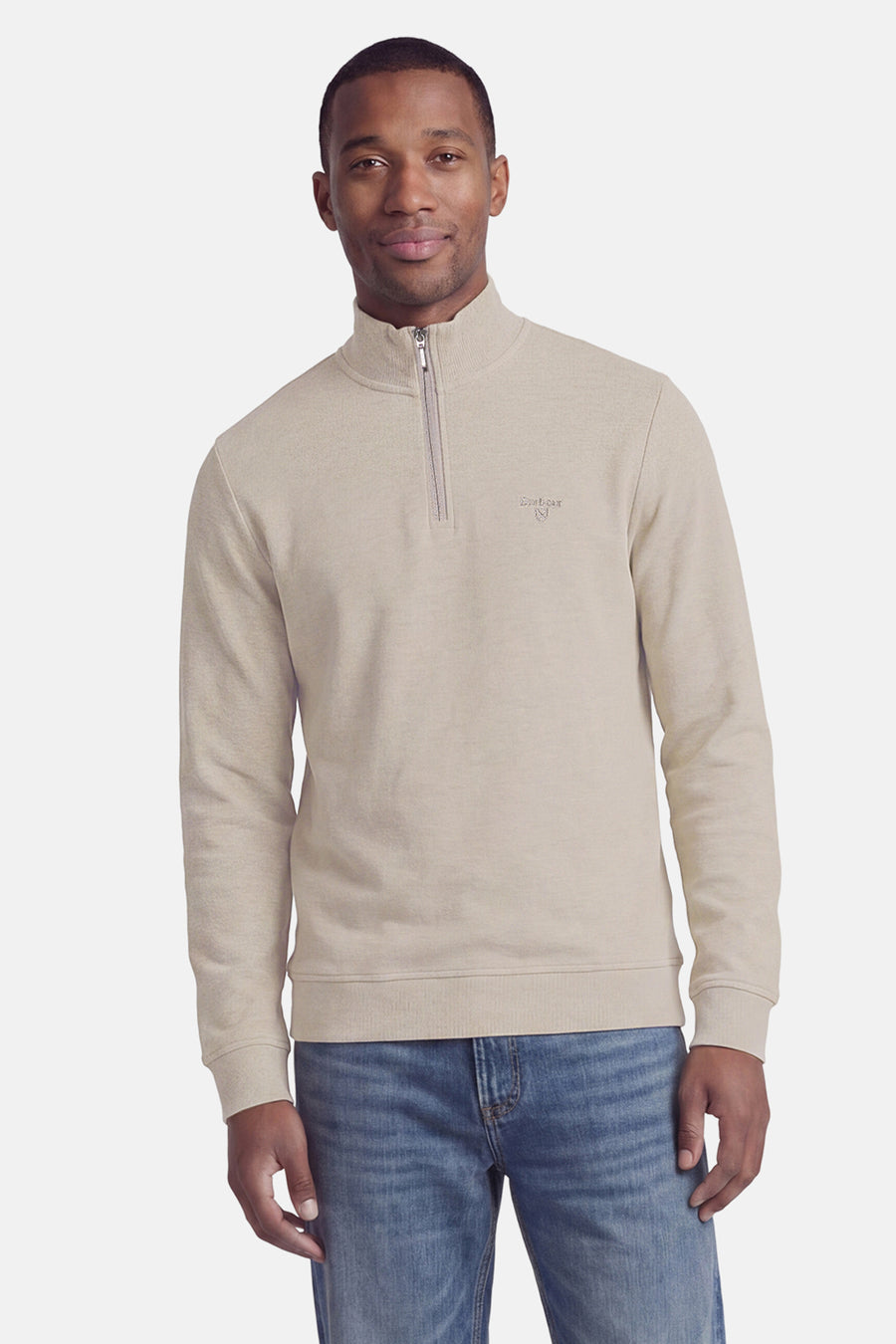 Sweater met rolkraag - ecru