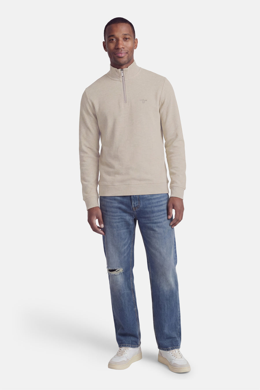 Sweater met rolkraag - ecru