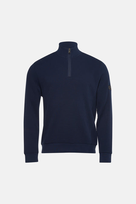 Sweat à col roulant - bleu