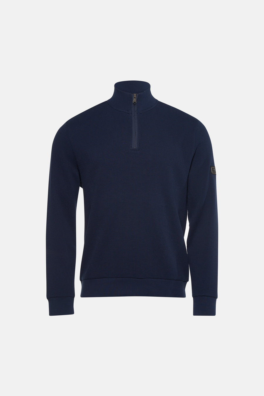 Sweater met rolkraag - blauw