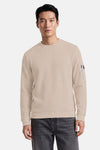 Sweat col O - beige
