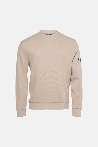 Sweat col O - beige