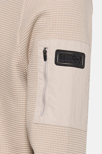 Sweat col O - beige