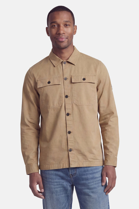 Hemd met lange mouwen - beige