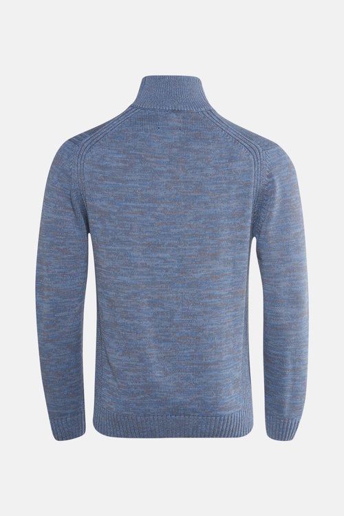 Pull à col rond - bleu