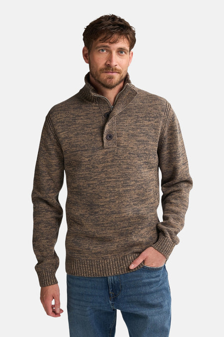 Pull col rond Écru - Petrol Industries®