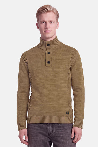 Pull col O - écru