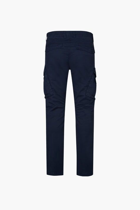 Pantalon cargo - bleu