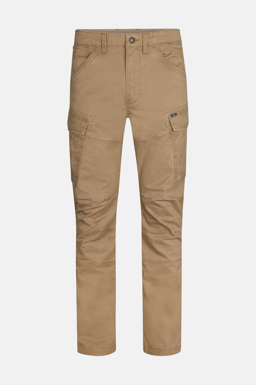 Pantalon cargo écru de Petrol Industries, avec poches latérales et genoux renforcés.
