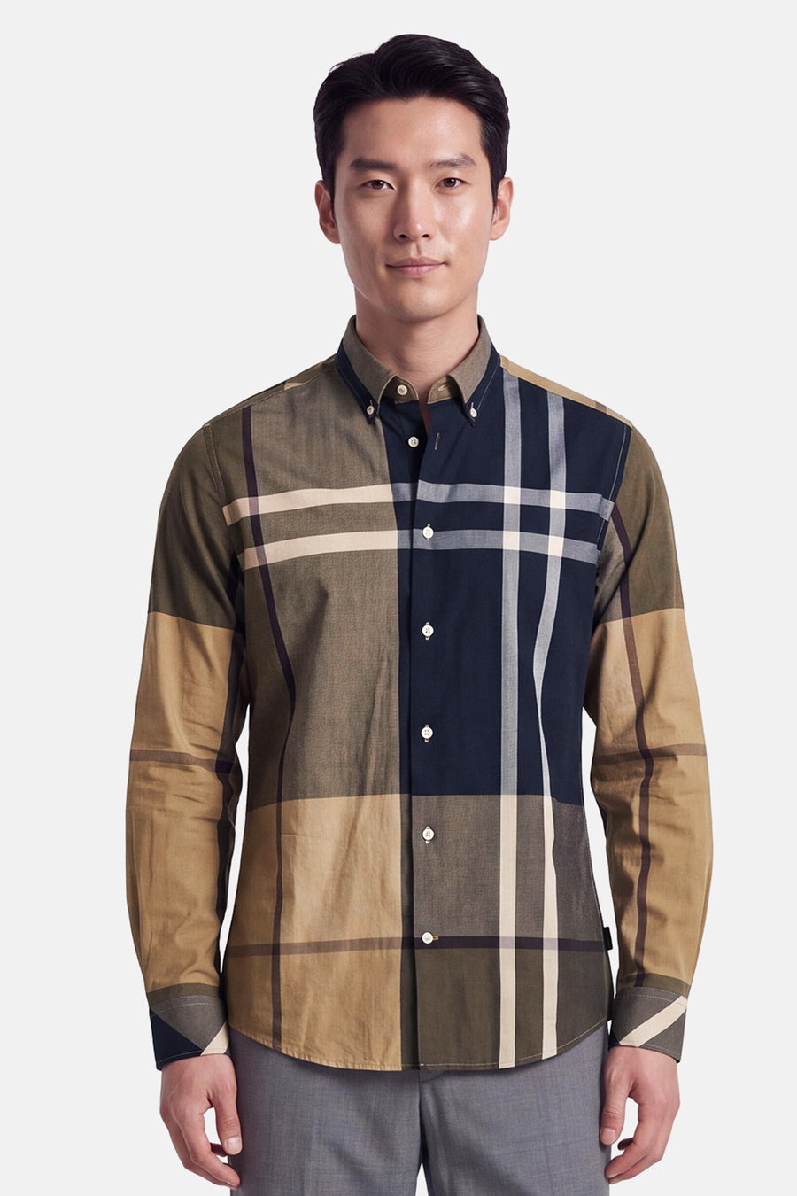 Chemise à manches longues - multicolore
