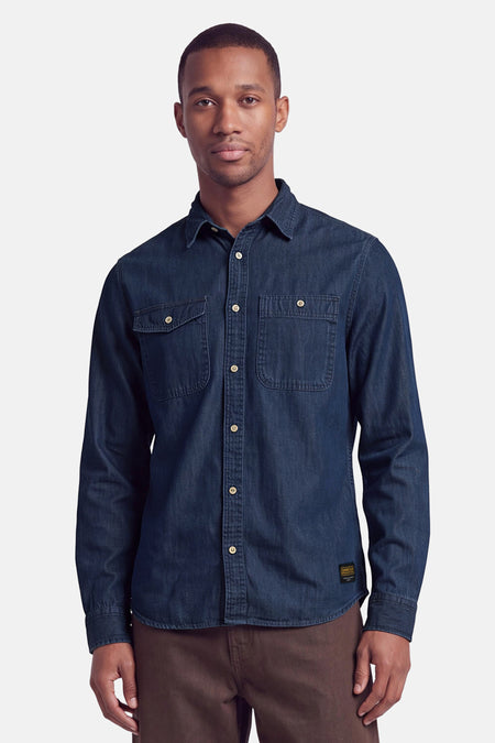 Jeanshemd - dark blue denim
