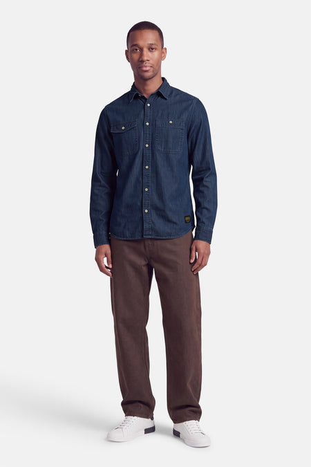Jeanshemd - dark blue denim