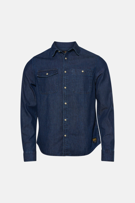 Jeanshemd dark blue denim - BARBOUR