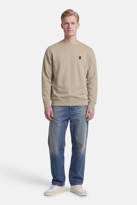 Sweater O-hals - beige