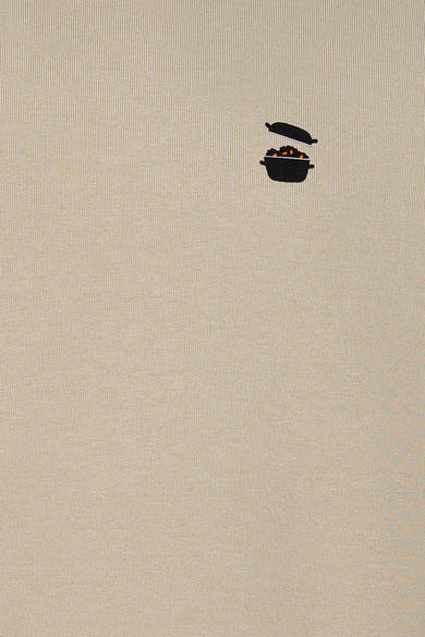 Sweat col O - beige