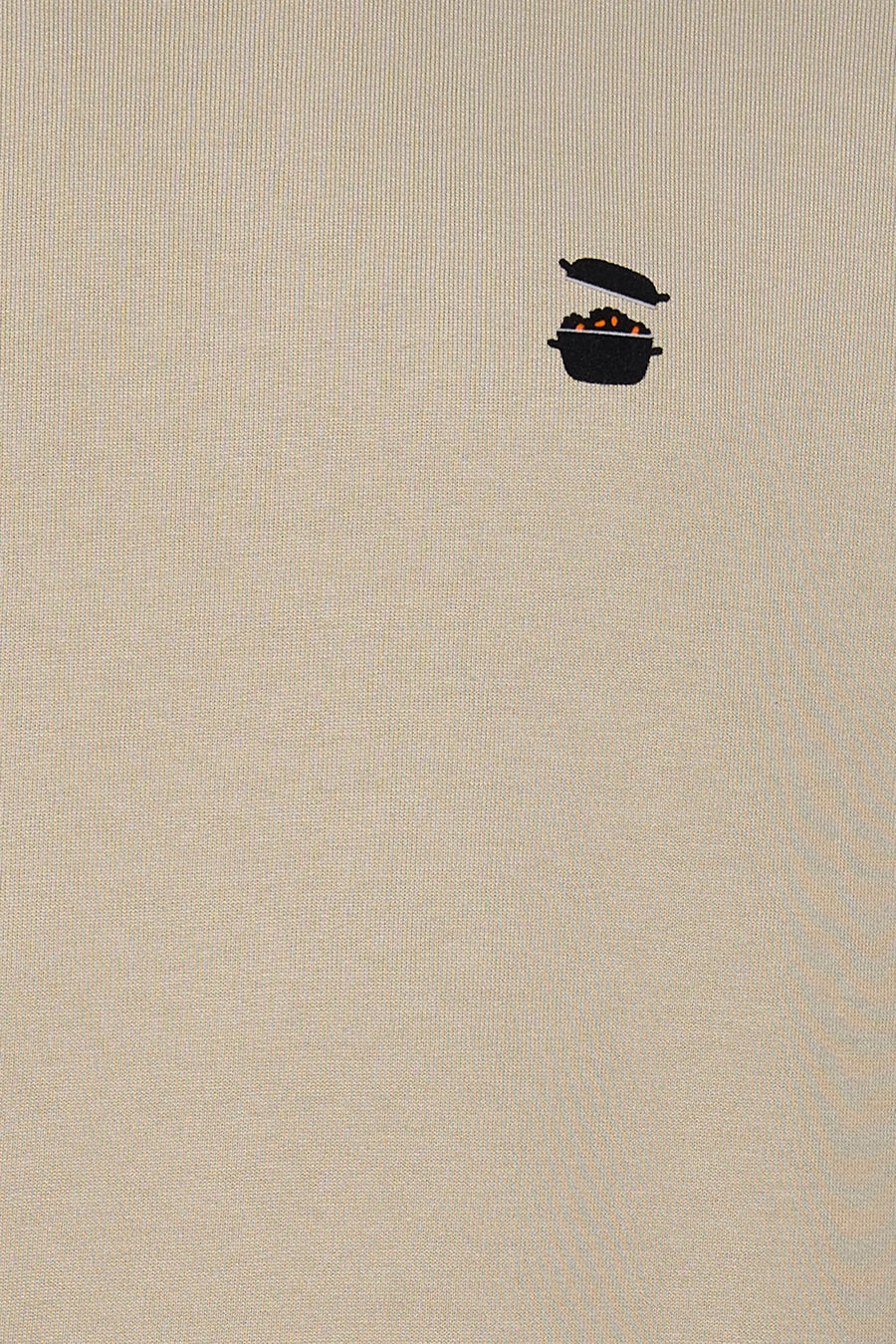 Sweat col O - beige