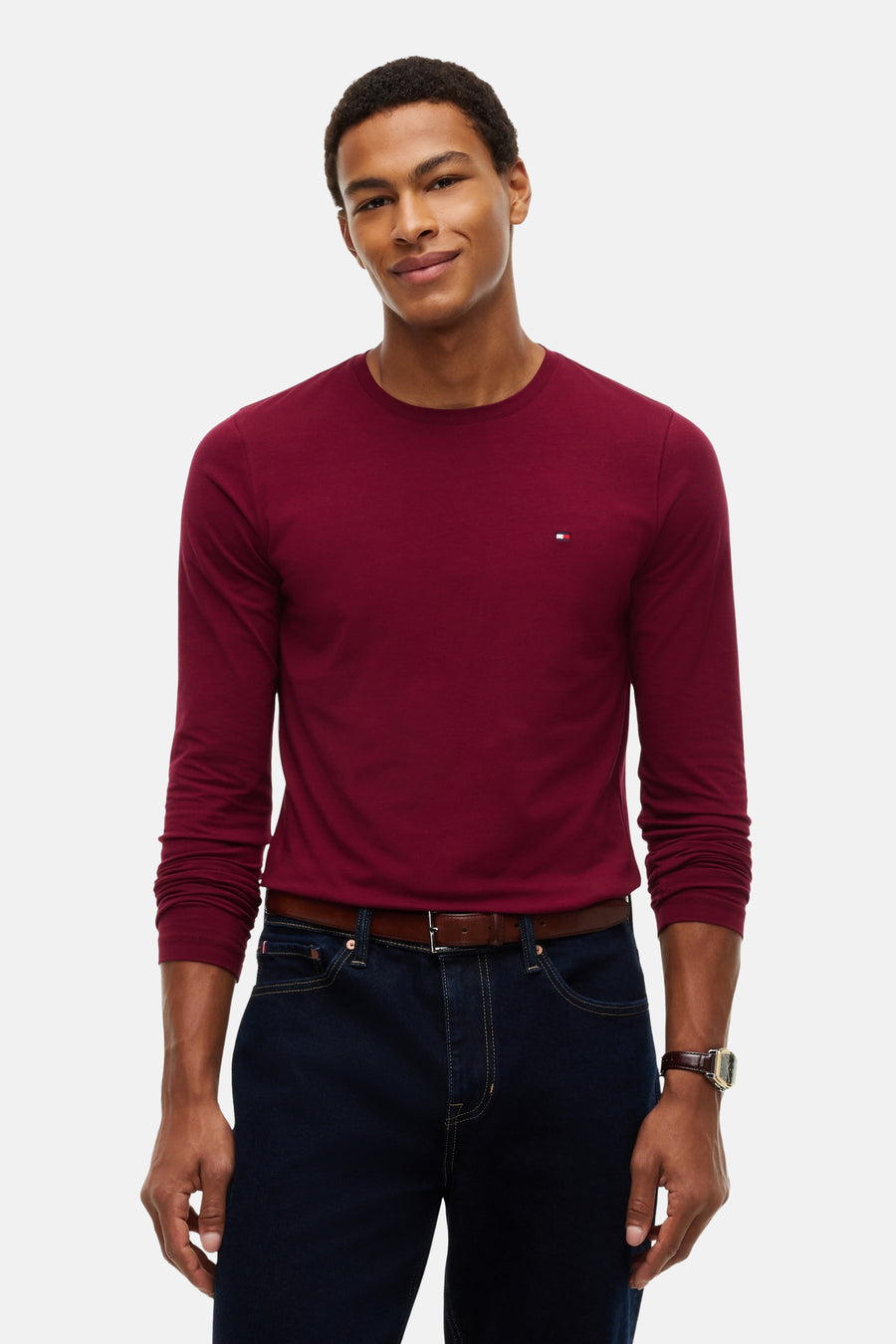 T-shirt (lange mouwen) rood - TOMMY HILFIGER