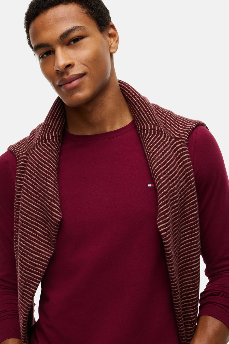 T-shirt (lange mouwen) rood - TOMMY HILFIGER
