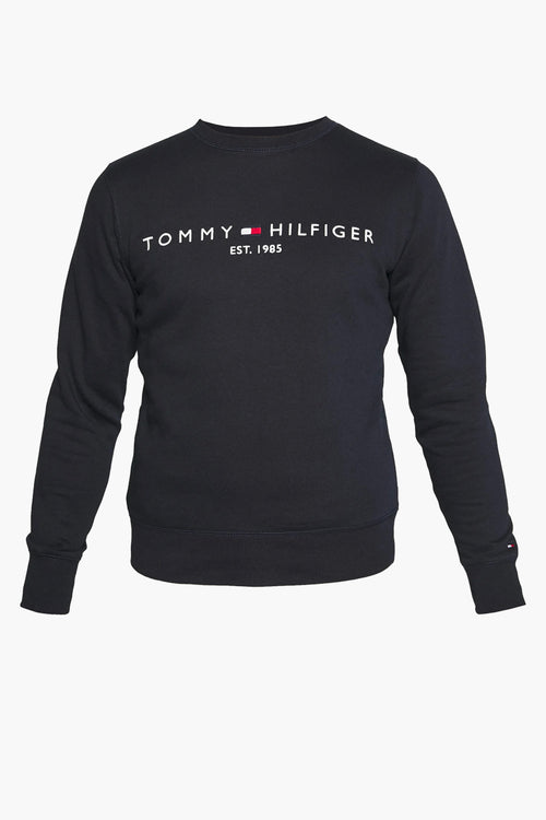 Sweat col rond Bleu - Tommy Hilfiger