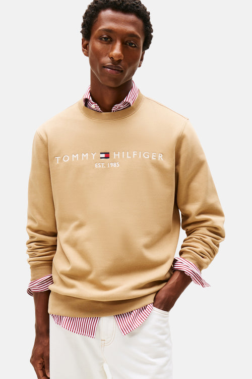 Sweater met ronde hals Beige - TOMMY HILFIGER