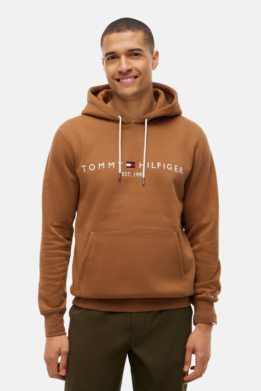 Sweat col rond beige - TOMMY HILFIGER