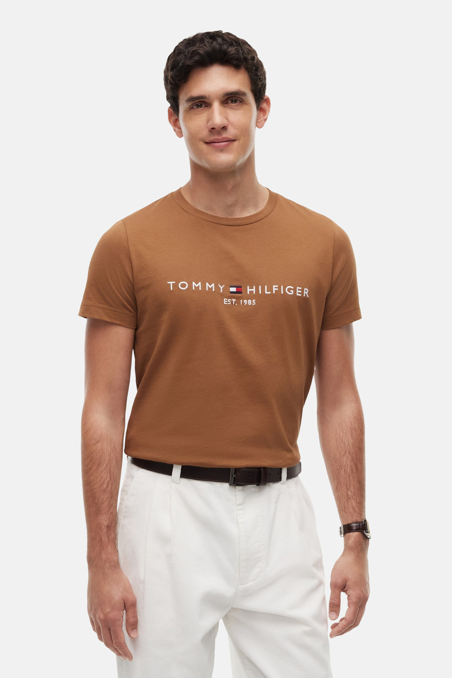 T-shirt met korte mouwen - beige