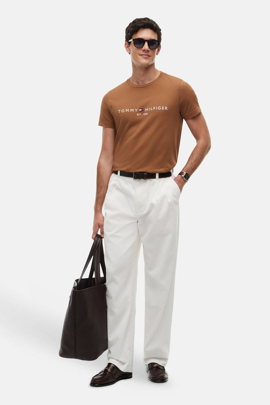 T-shirt met korte mouwen - beige