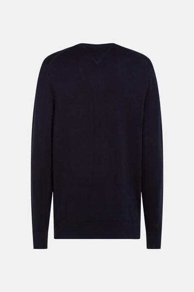 Trui met V-hals Blauw - TOMMY HILFIGER