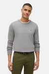 Pull met ronde hals - grijs