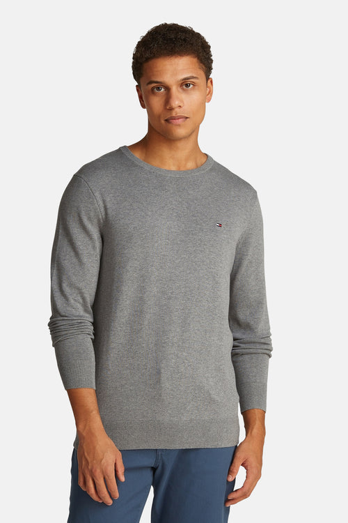Trui met ronde hals Grijs - Tommy Hilfiger