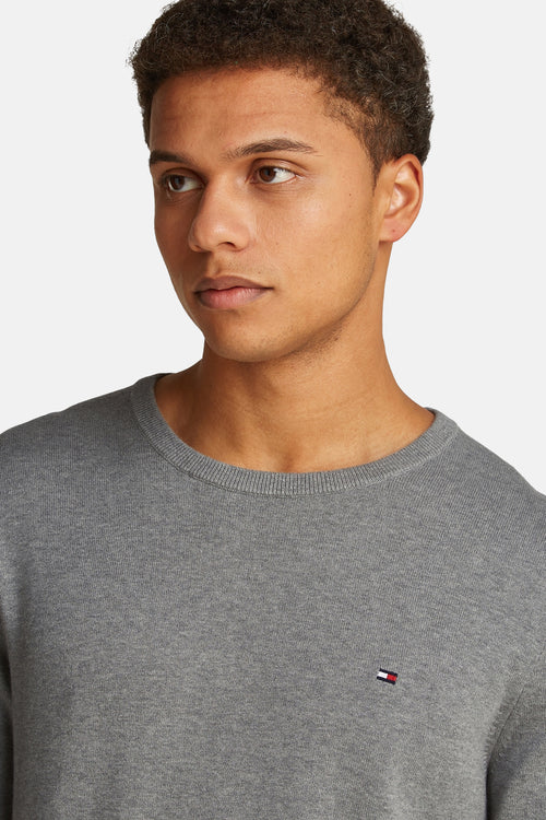 Trui met ronde hals Grijs - Tommy Hilfiger