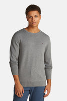Pull col rond Gris - Tommy Hilfiger