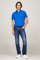 Heren tops polo korte mouw Bleu - TOMMY HILFIGER