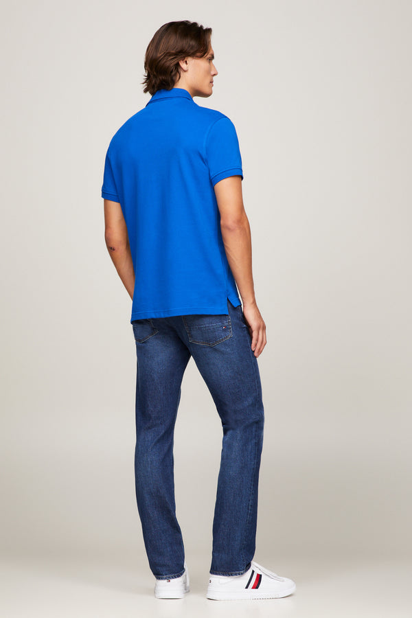 Heren tops polo korte mouw Bleu - TOMMY HILFIGER