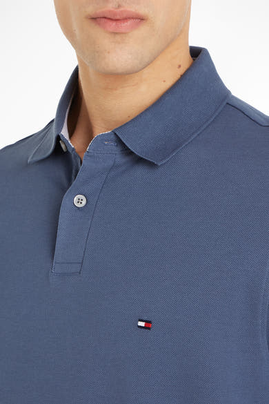 Polo met korte mouwen - blauw