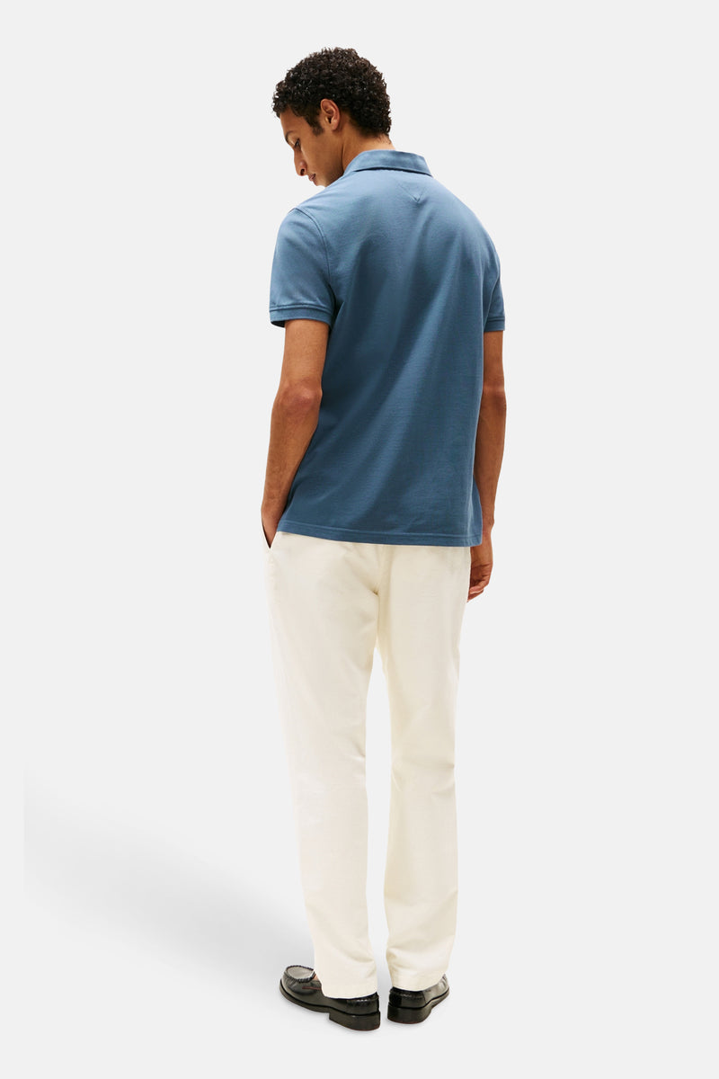 Polo à manches courtes - bleu - TOMMY HILFIGER - 3