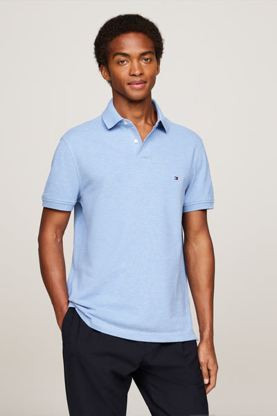 	Heren tops polo korte mouw Blauw - TOMMY HILFIGER