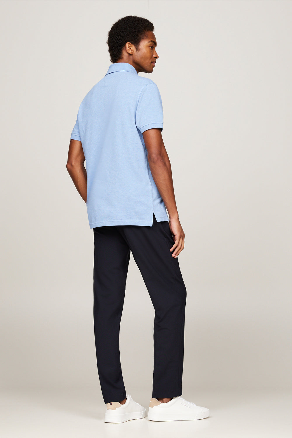 	Heren tops polo korte mouw Blauw - TOMMY HILFIGER