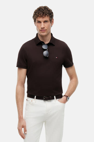 Polo bruin - TOMMY HILFIGER