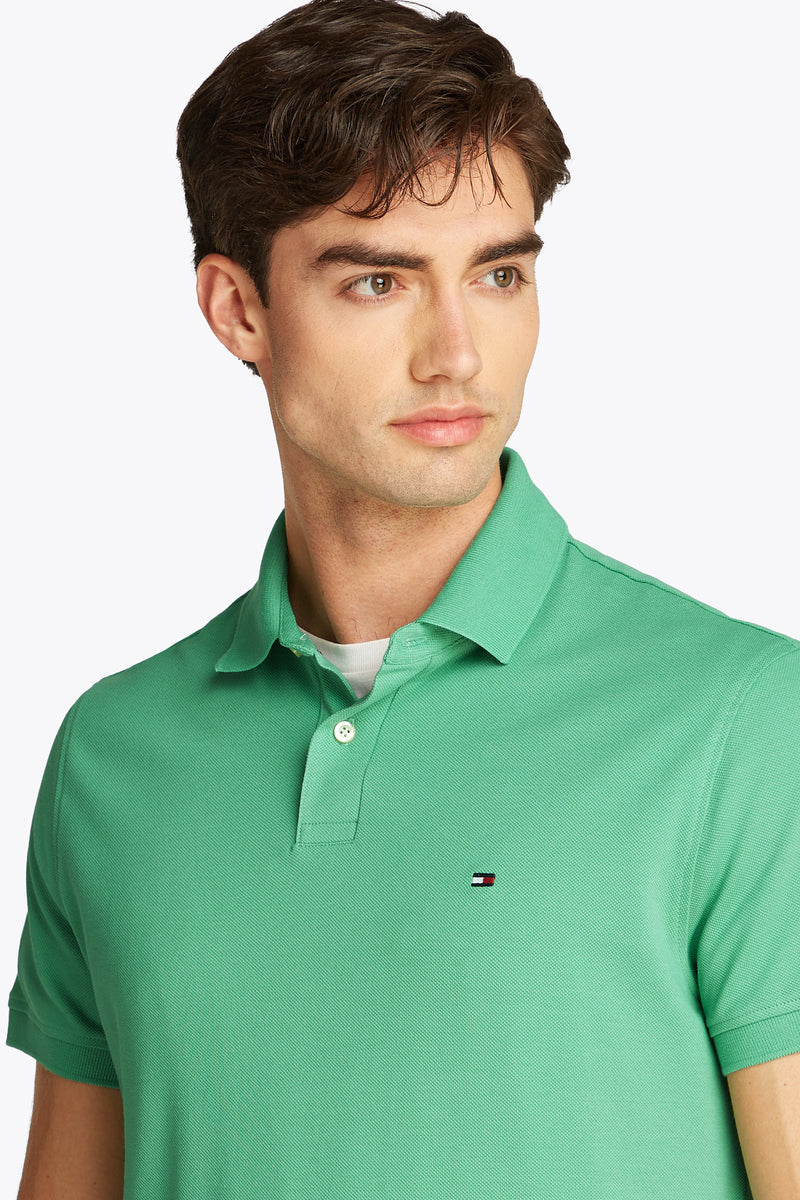 Polo à manches courtes - vert - TOMMY HILFIGER - 4
