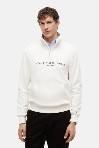 Sweat col roulé Écru - TOMMY HILFIGER
