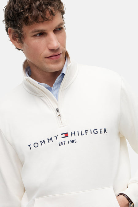 Sweat col roulé Écru - TOMMY HILFIGER
