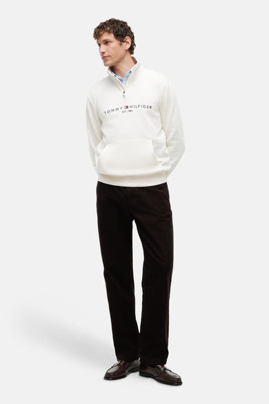 Sweat col roulé Écru - TOMMY HILFIGER